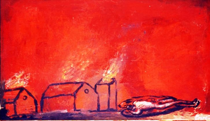 L'incendio al borgo